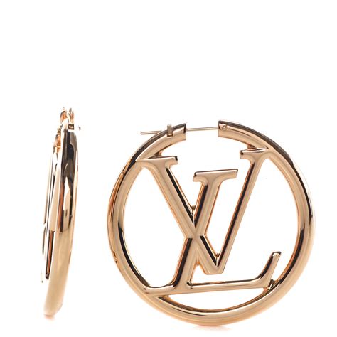 louis vuitton gold hoop earings.